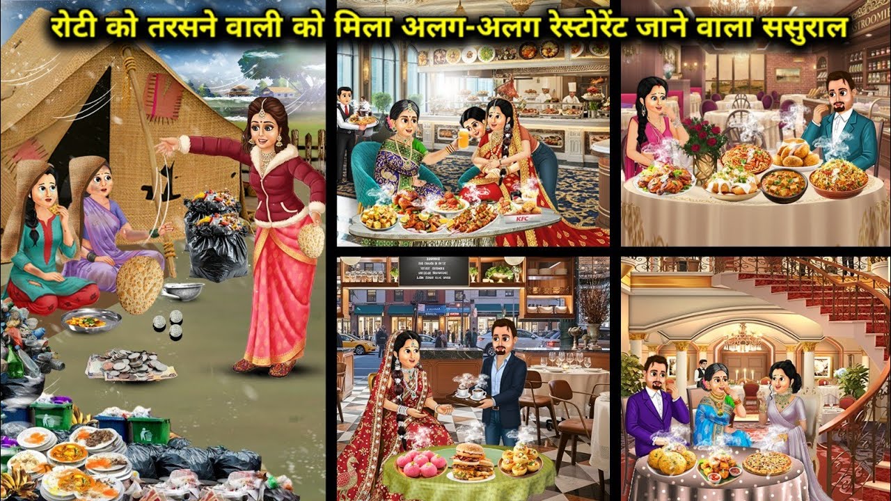 रोटी को तरसने वाली को मिला अलग-अलग रेस्टोरेंट जाने वाला ससुराल || restaurant-going in-laws || CHACHA