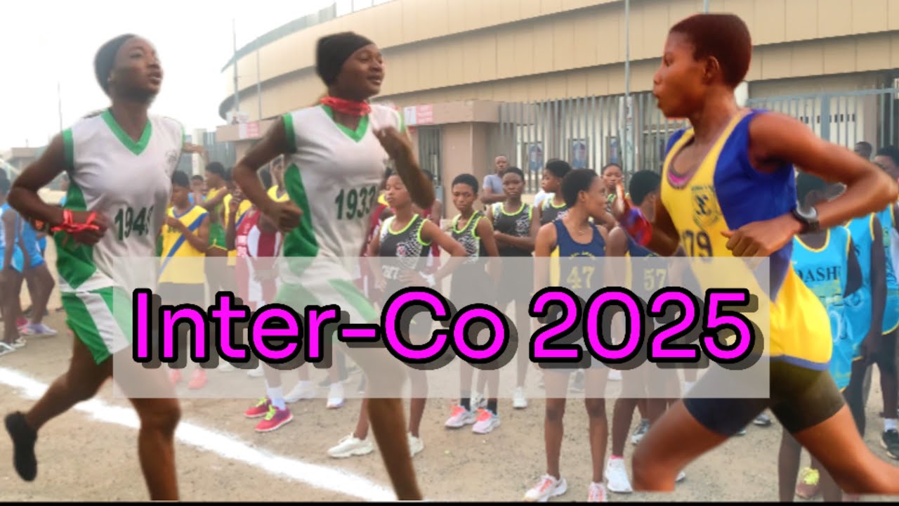 5km cross country. Girls. Ashanti Region inter-Co 2025.