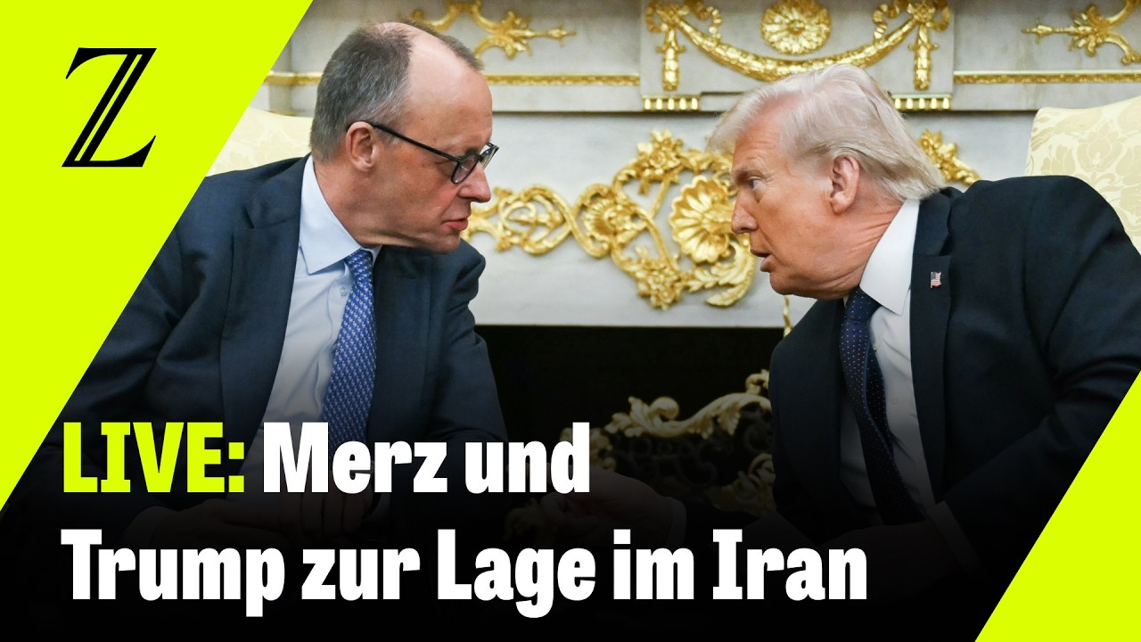 LIVE: Merz trifft Trump im Weißen Haus – wenige Tage nach den US-Angriffen auf den Iran
