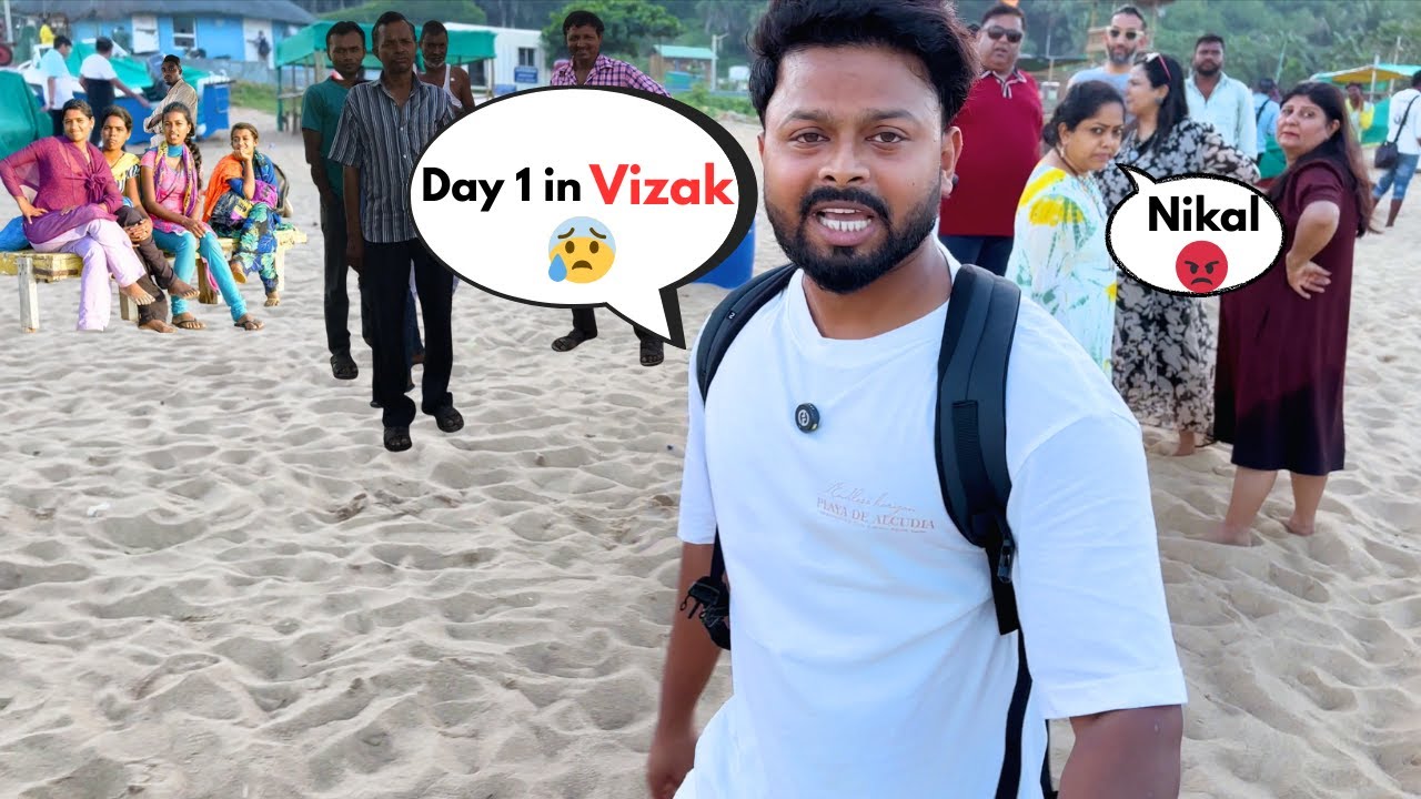 My First Day in Vizag 😳 | What Happened? | Rushikonda beach vizag