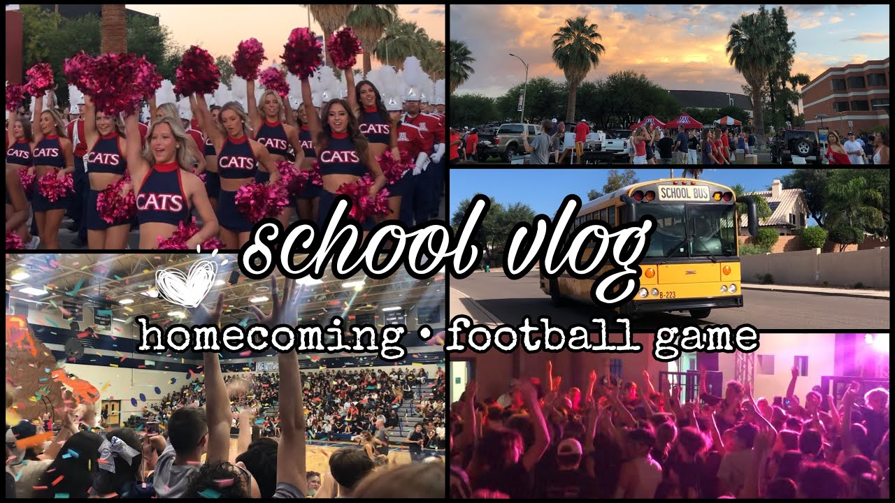 vlog ★ a day in american high school 🇺🇸 | homecoming day • football game ชีวิตในโรงเรียนอเมริกา