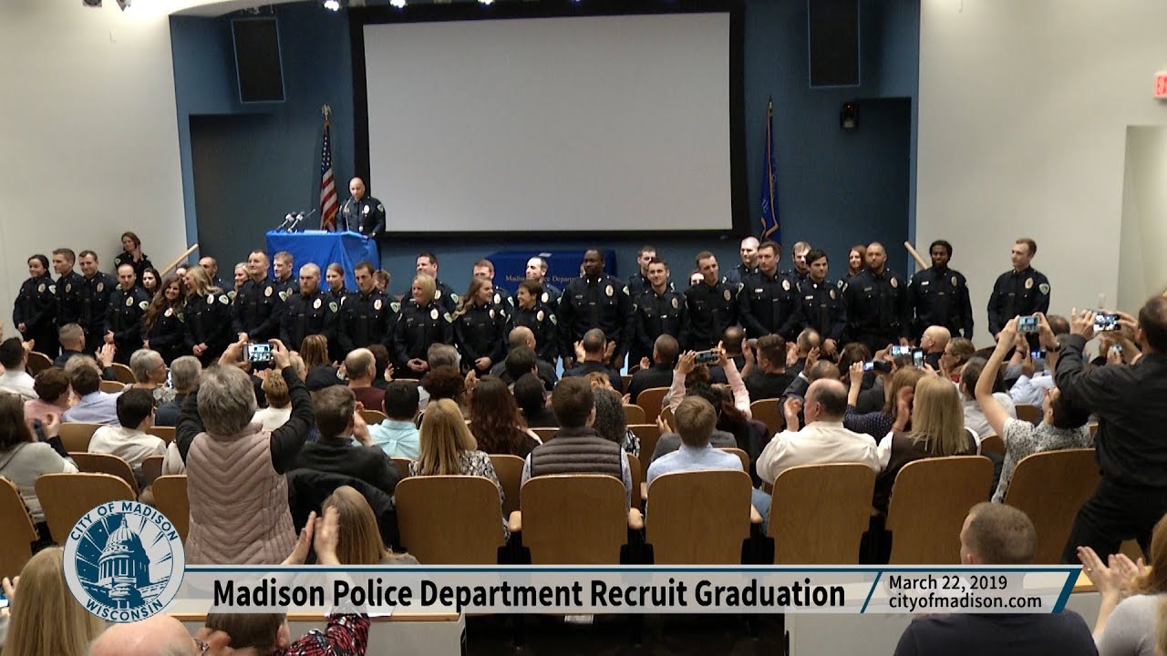 Madison Police Department Recruit Graduation Ceremony of March 22, 2019