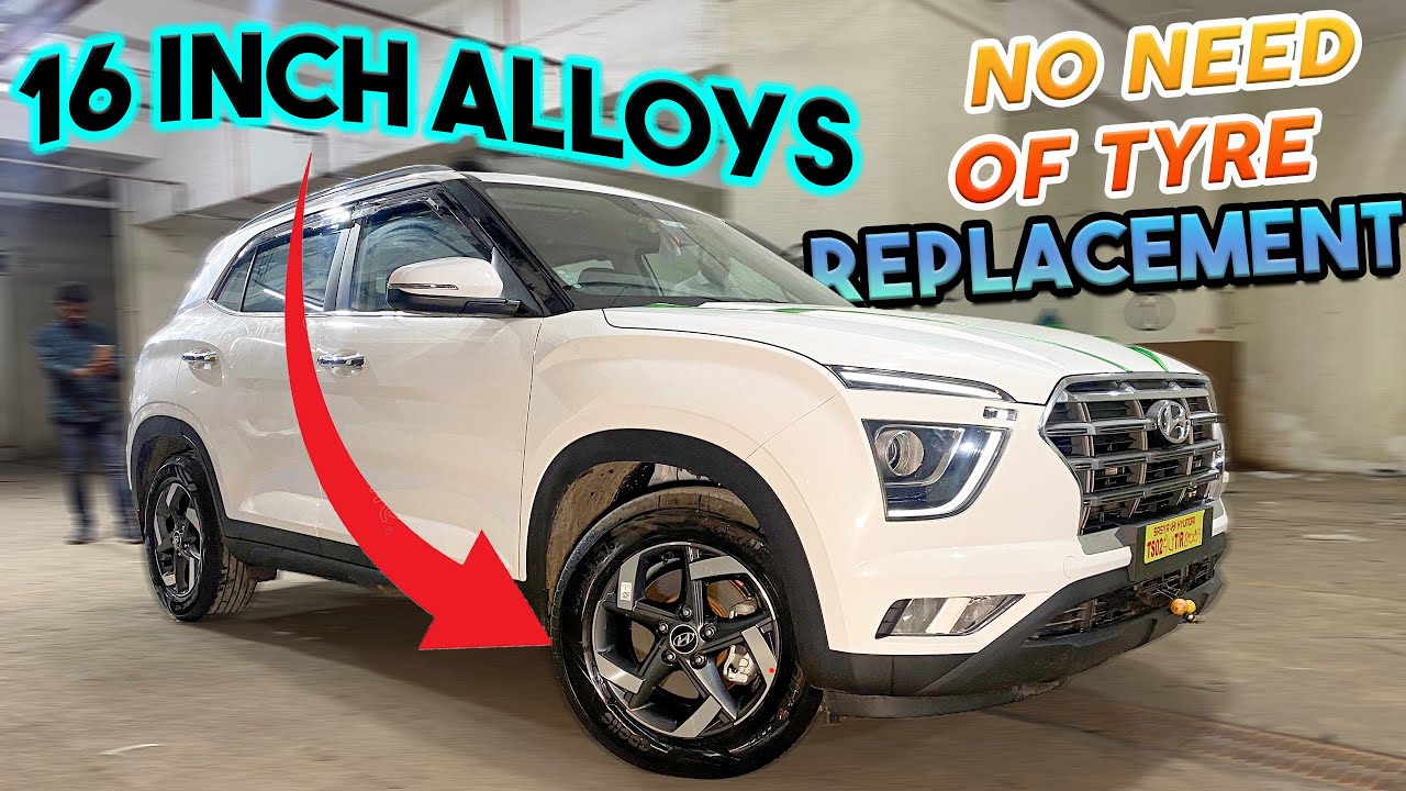Creta 2020 Modified with 16 INCH ALLOYS & PREMIUM DAMPING || NO NEED OF TYRE CHANGE || 📞 9321811482