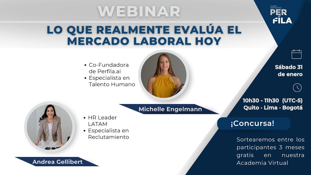 Lo que realmente evalúa el mercado laboral hoy (no es tu CV) | Webinar completo
