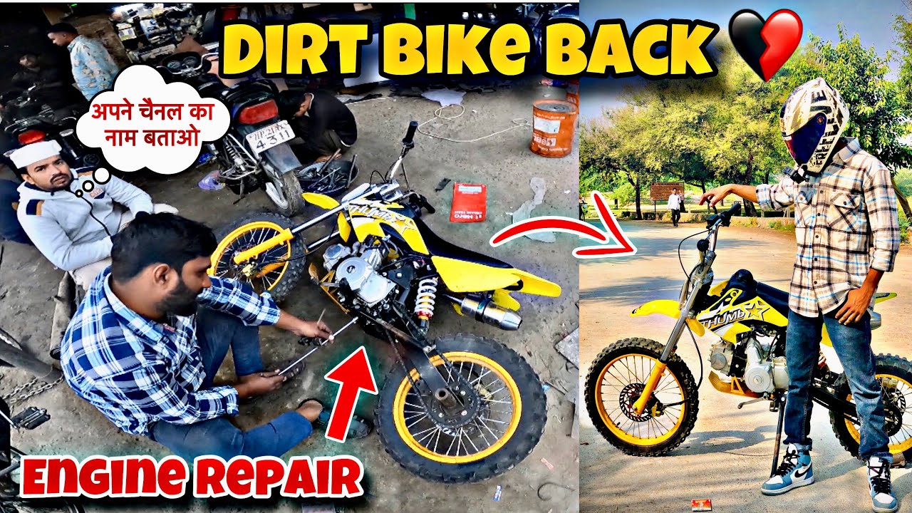 Dirt Bike Ka Engine Repair kara liya | Public Reactions | Dirt Bike Giveaway ​⁠@ImmortalFaizan