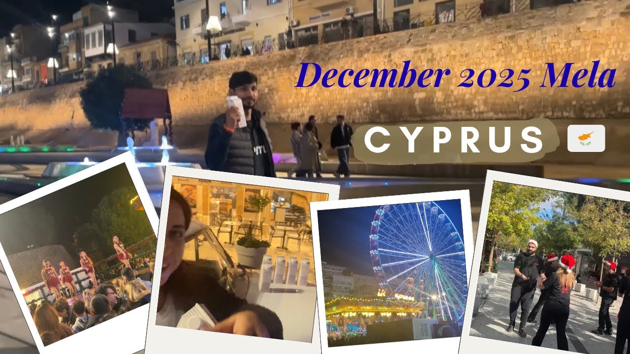 Cyprus 🇨🇾 2025 December Mela | Happy Rana Vlogs | 