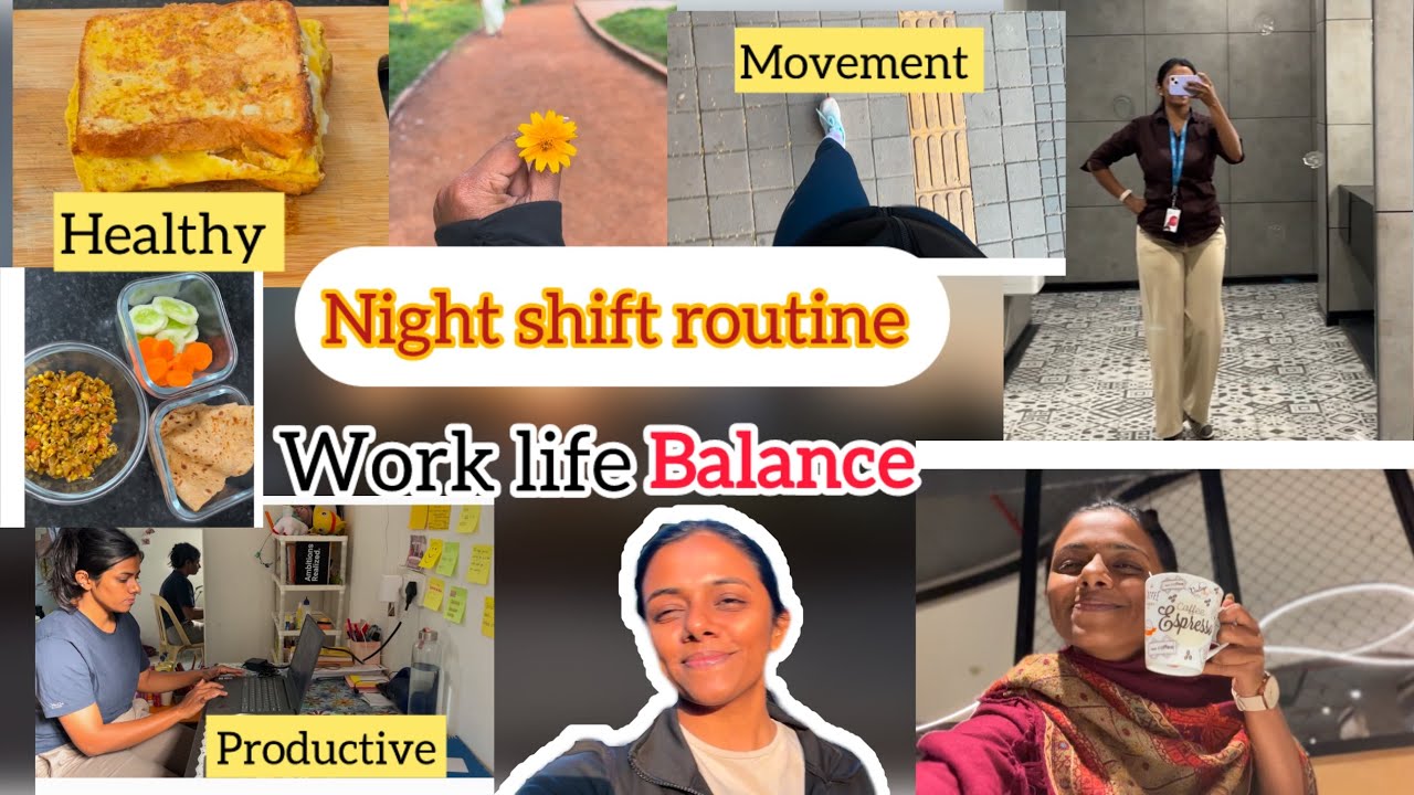 My Night shift Routine & Work-Life Balance | Simple & Realistic #corporatelife #poductivelife #vlog