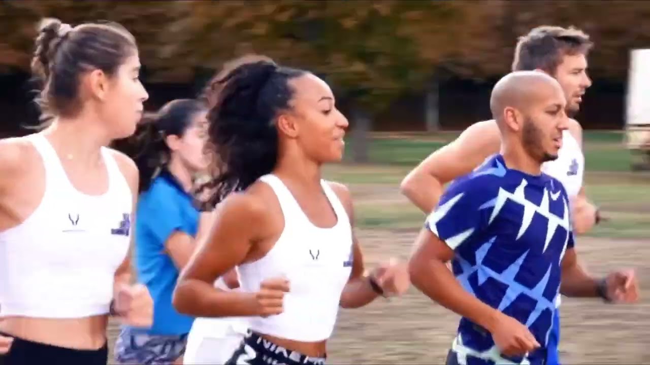 séance fartlek  🏃‍♀️‍➡️حصة فارتليك مع عدائين في فرنسا