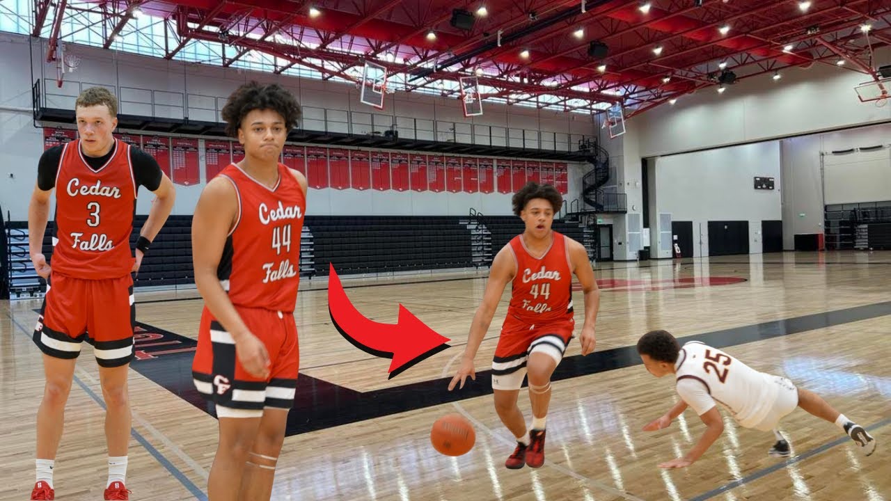 Cedar Falls breaking ankles and limitless range threes! Cedar Falls vs Ankeny in top 15 matchup.