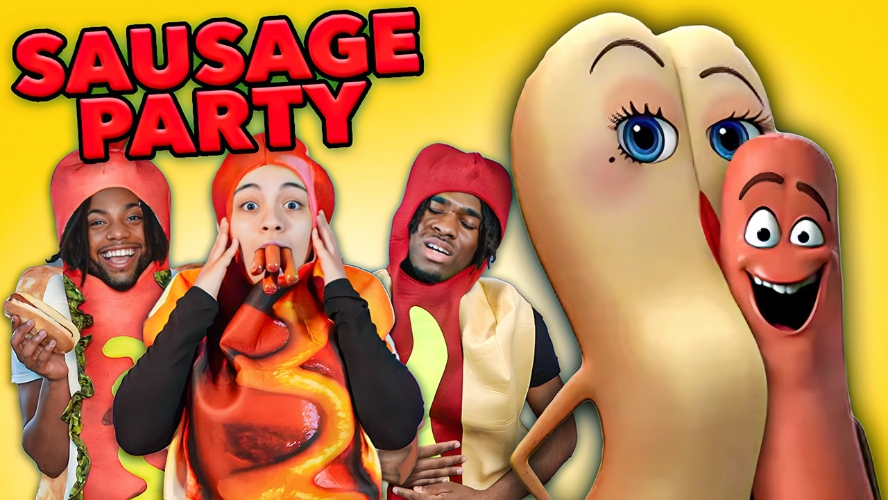 WE THREW A GLIZZY PARTY WHILE WATCHING *SAUSAGE PARTY* (2016) w/ @sl_1k &@TheKidLaw22
