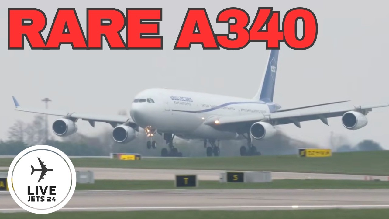 Rare USC A340 Manchester Airport 08/03/2026