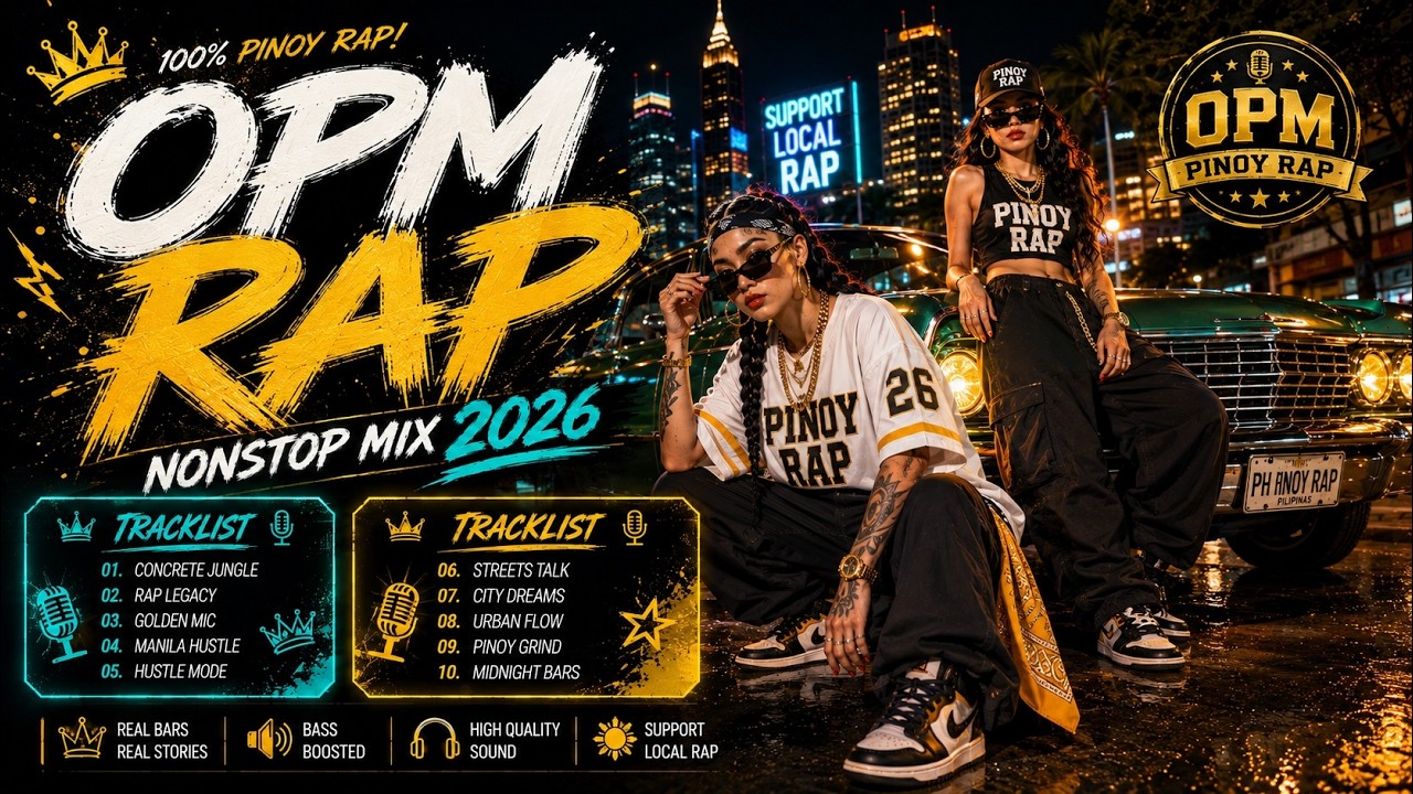OPM Rap Songs 2026 🎧 Best Pinoy Rap Mix | Trending Filipino Hip Hop Music