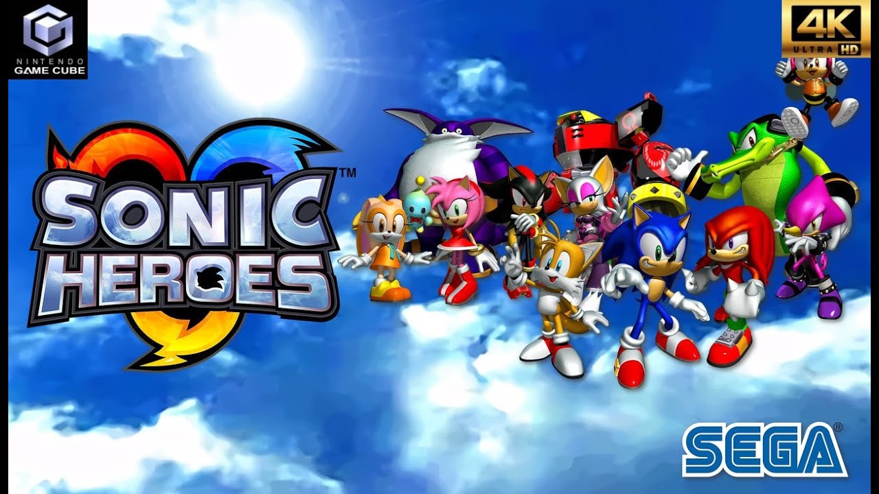 Sonic Heroes (GC) Full Story Mode Gameplay | 4K ⁶⁰ᶠᵖˢ