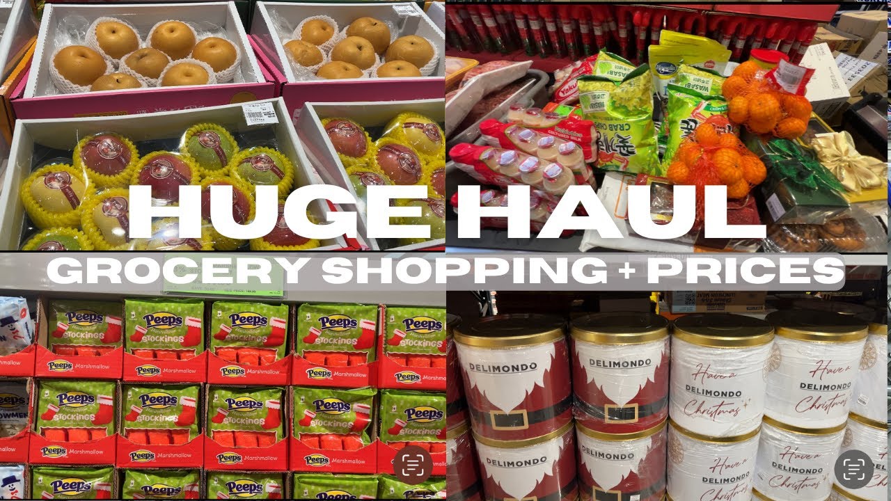 Relaxing ASMR | Massive Haul at Landers before Christmas | Realistic Grocery Shopping Vlog + Prices
