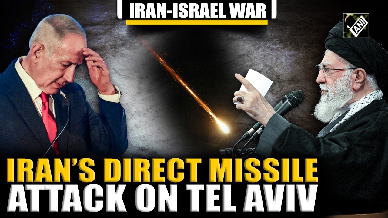 Iranian missile attack rocks Israel, rockets seen hitting Tel Aviv in retaliatory strikes