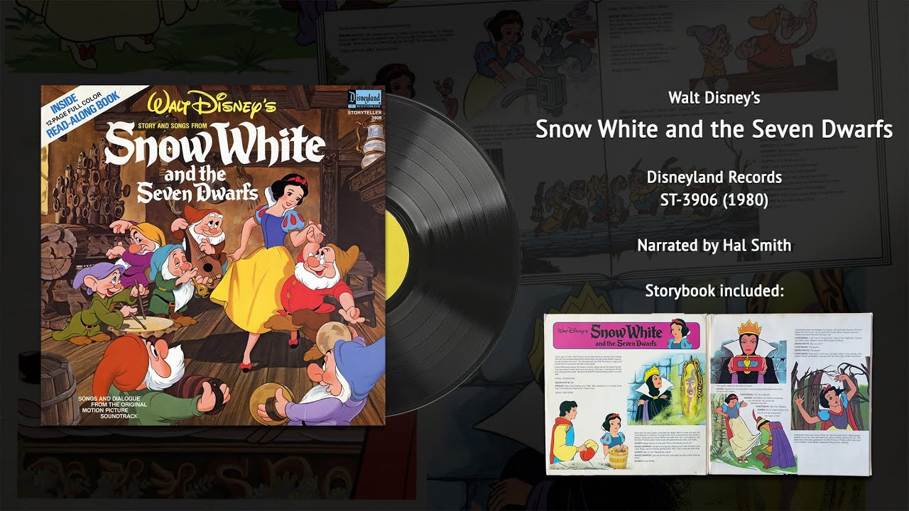 Walt Disney's Snow White and the Seven Dwarfs, told by Hal Smith (ST-3906) | Vintage Disney Vinyl