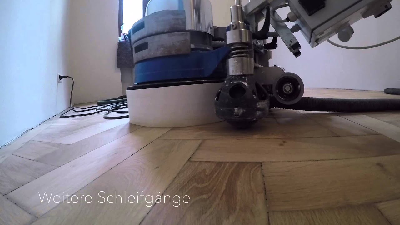Parkett Schleifen und Ölen