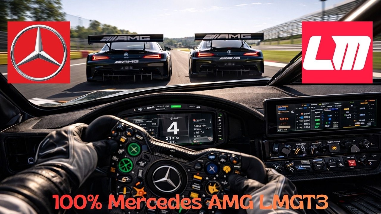 Le Mans Ultimate | Bataille de Mercedes LMGT3 à Monza 😅🏆 (Vue Cockpit / Manette)