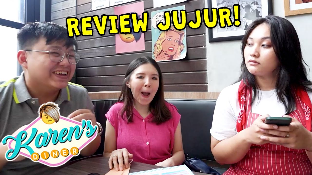 MAKAN DI KAREN’S DINER SAMPE KETAKUTAN !! MAKANANNYA DILUAR DUGAAN…
