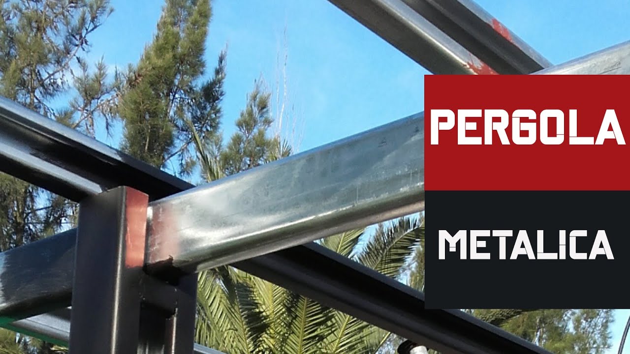 ⚫🔴PERGOLA Metálica - Строительство в деталях - Видео 1 из 2.🔴⚫
