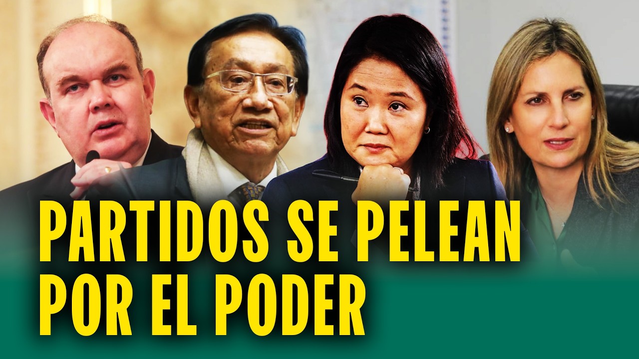 Partidos políticos se pelean por quién asumirá la presidencia tras censura de José Jerí