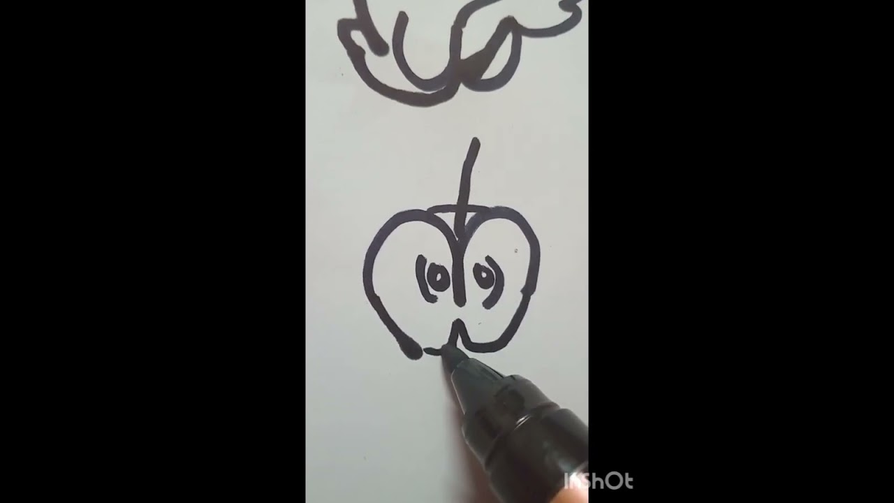 Drawings with malayalam letters 'na, idha, pha, ma.