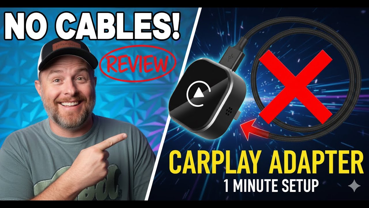 No More Cables! Wireless CarPlay Setup in 1 Minute! Link in description 👇