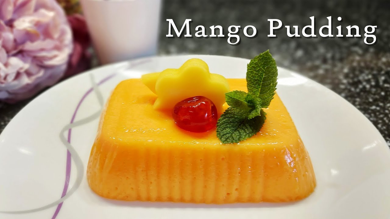 Mango Pudding | No Gelatin | No Agar Agar | No Eggs | Easy Mango Dessert #Dessert