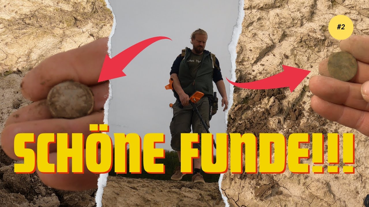 Schöne Funde!!! Sondeln mit dem Metalldetektor auf dem Acker.