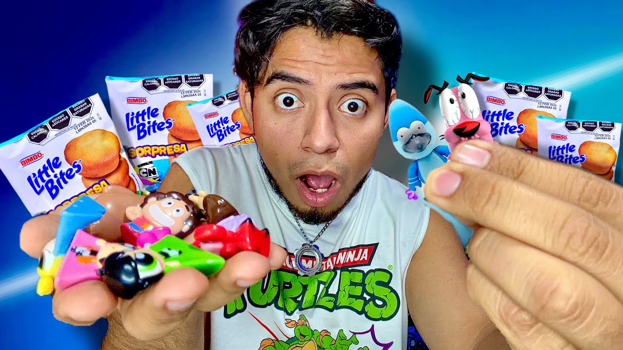 No Creeran Las FIGURAS DE CARTOON NETWORK Que Me Salieron En Los LITTLE BITES SORPRESA!!!