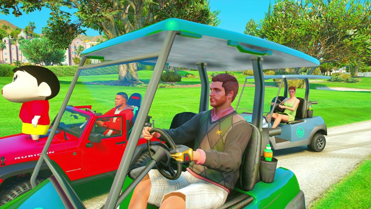 Shinchan and Franklin Got Purple Glowing Car in GTA 5 | MALAYALAM | Paradox FTW