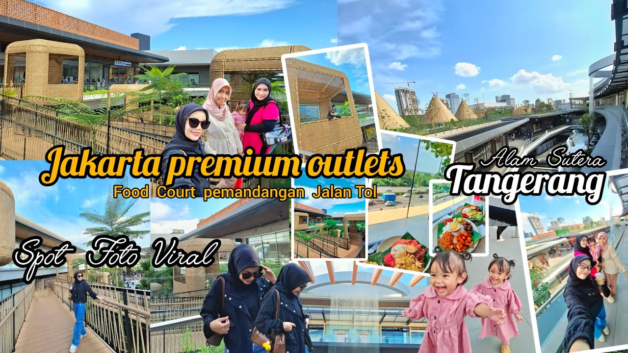 JAKARTA PREMIUM OUTLETS  | YANG lagi VIRAL dan TERBARU DI ALAM SUTERA TANGERANG | Daily vlog