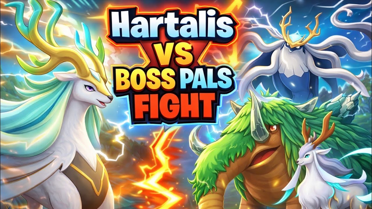 "Hartalis vs Boss Pals"| Ultimate Boss Fight in Palworld