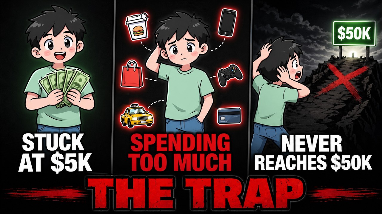 The $5,000 Trap : Why Most People Never Reach $50K in Savings