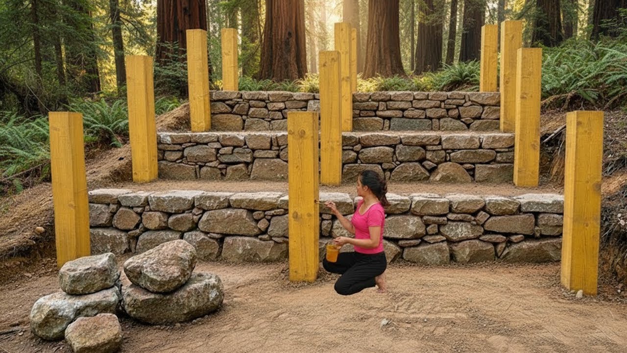 1000 JAHRE ALTE KUNST! 🏠 مهارات عمرها ألف عام - She Built a Masterpiece Using Ancient Skills! ✨🔨