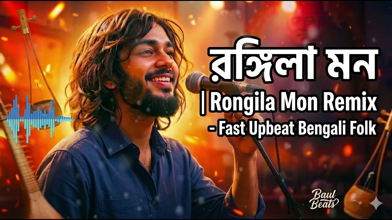 রঙ্গিলা মন Rongila Mon Remix - New Bangla Folk Fusion 2026 🇧🇩 The Future of Baul Music - Baul Beats