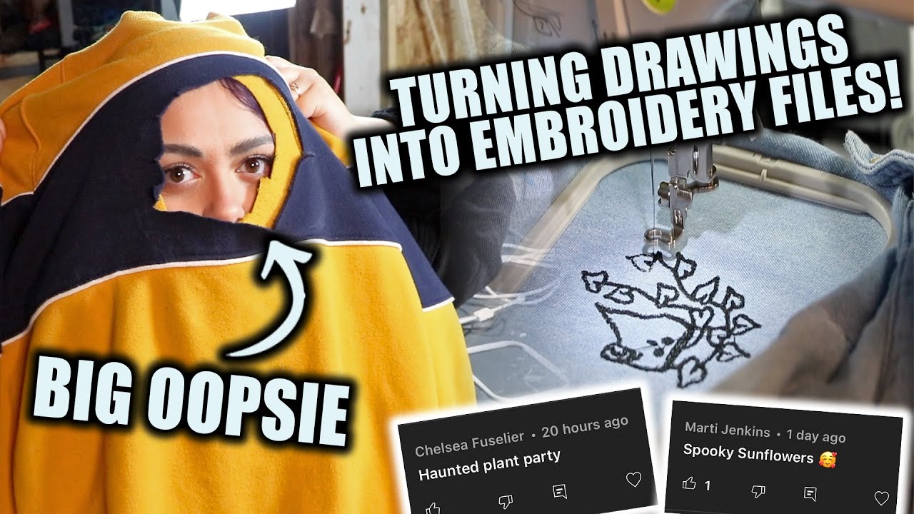 КАК ПРЕВРАТИТЬ ВАШИ РИСУНКИ В ФАЙЛЫ ДЛЯ ВЫШИВКИ! С помощью Procreate, InkScape и InkStitch!