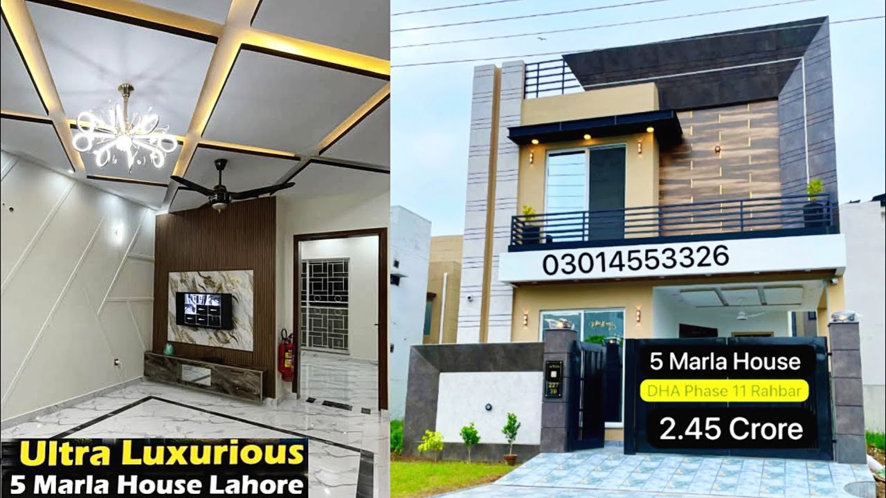 [SOLD] 5 Marla Brand New House For Sale in DHA Lahore Phase 11 Rahbar Sector 3 Halloki Garden