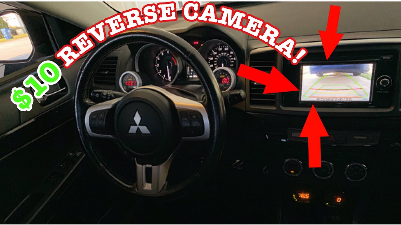 Evo X Reverse Camera Install Oem Touch Screen!!