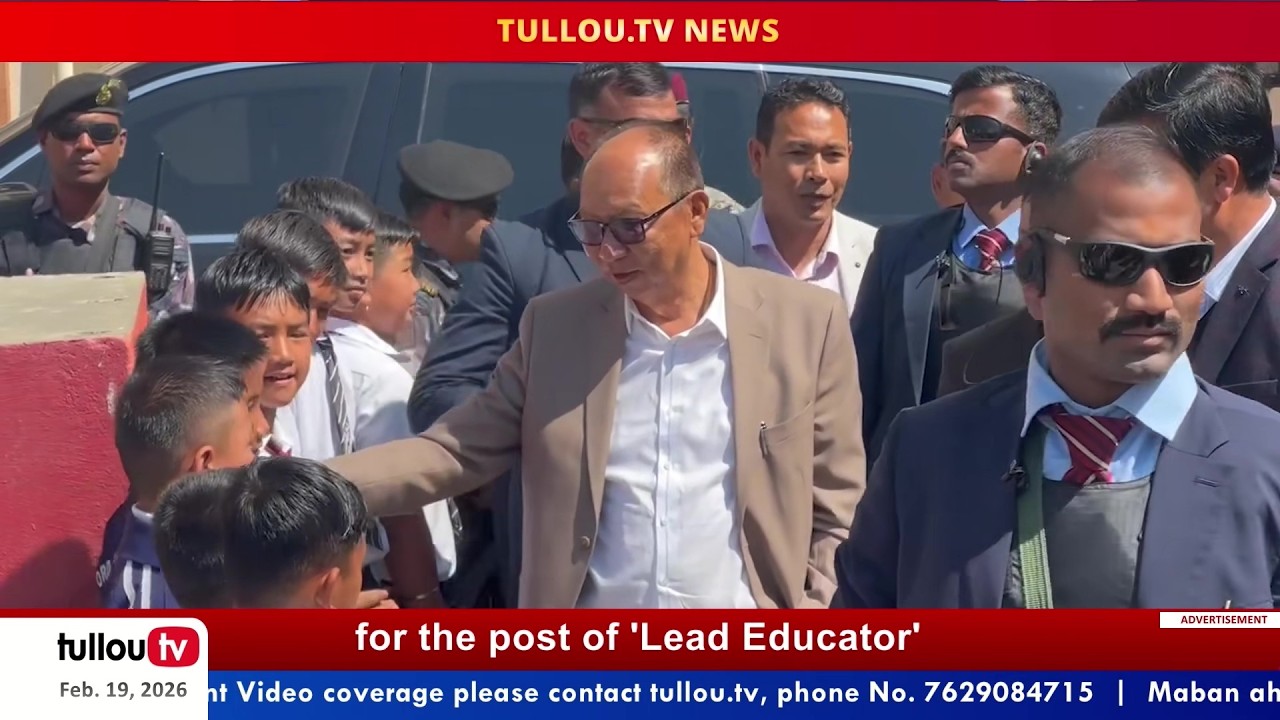 Manipur Chief Minister Yumnam Khemchand in IDP-te kiang ah hamphatna omte piakkhiakna hun zang
