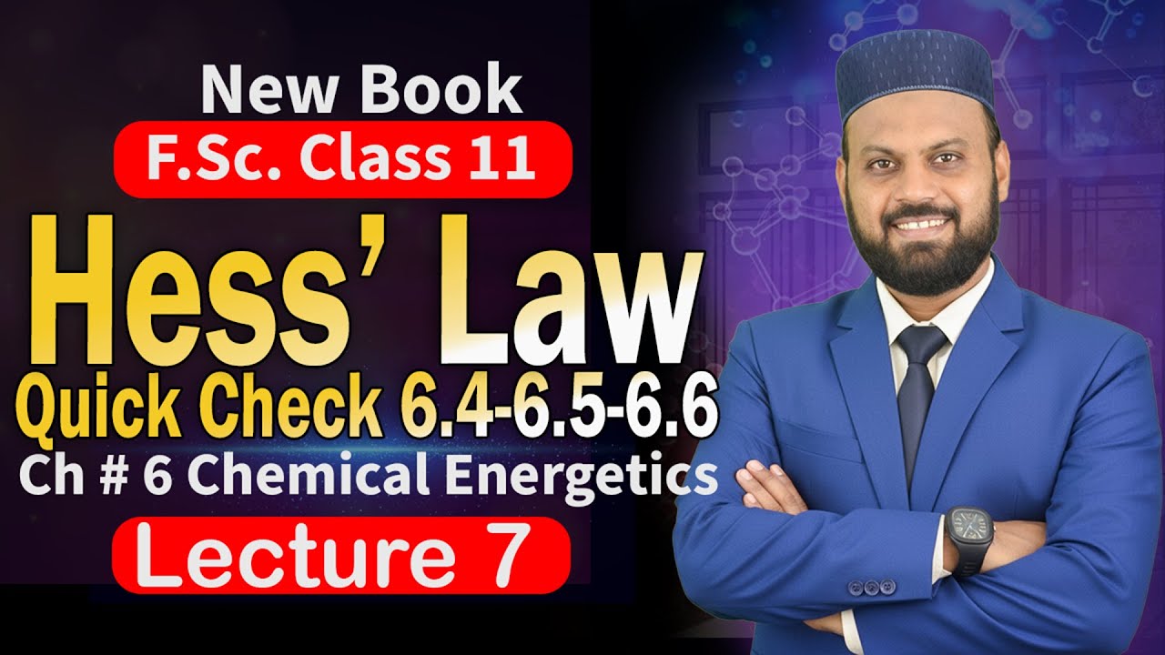 Hess’s Law Explained with Examples | Quick Check 6.4, 6.5, 6.6 | Class 11 Chemistry Lecture