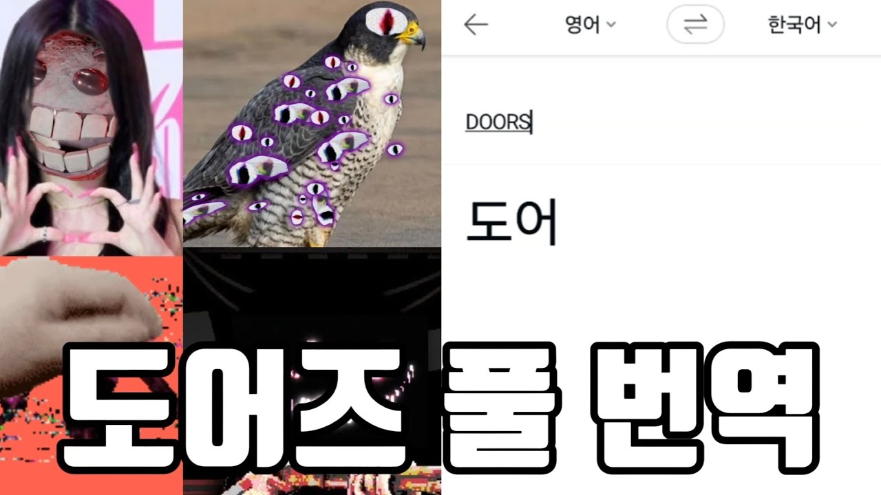 도어즈 번역하기 전체 모음집 (도어즈)