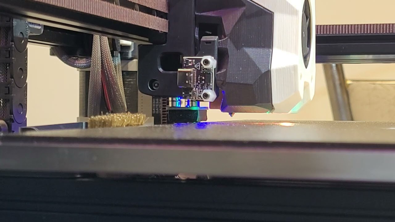 PCB Klicky probe with Auto-Z operation on a Voron 2.4 3D Printer