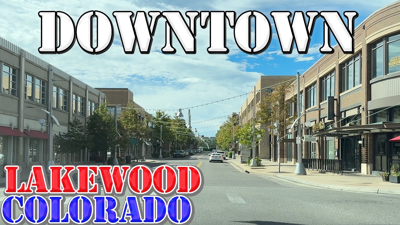 Lakewood - Colorado - 4K Downtown Drive