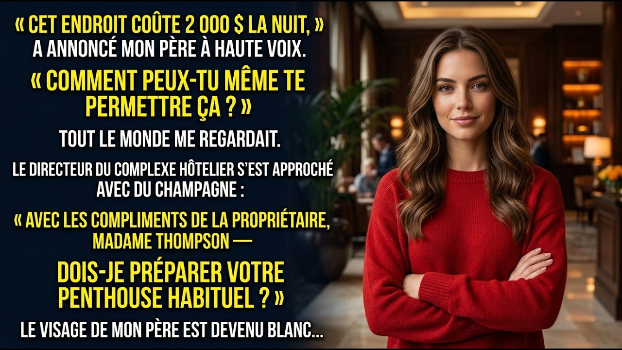 Noël en famille : Papa a dit « Tu ne peux pas te permettre d’être ici » — Mais je possède le resort.