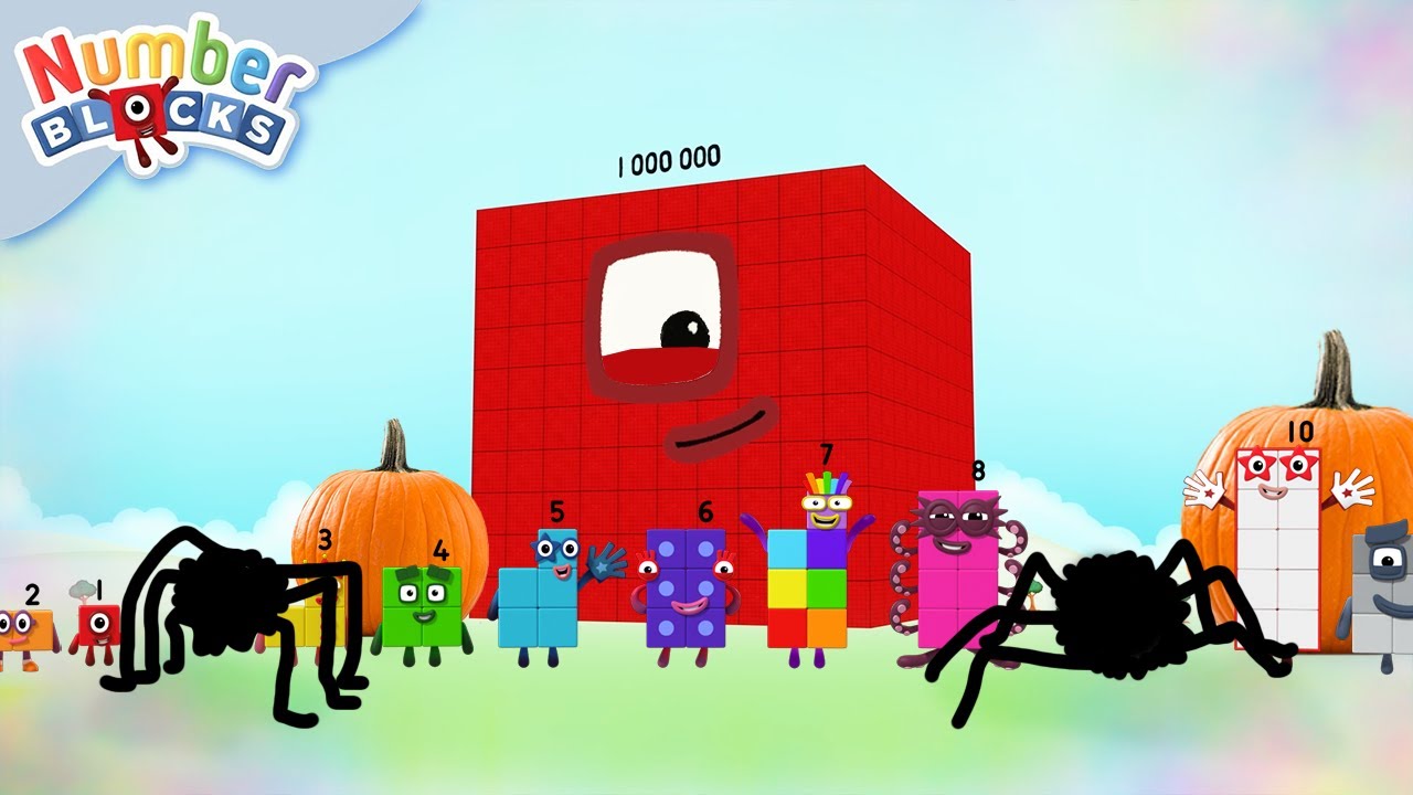 ¡Halloween en el País de los Números! 🎃 Números mágicos 👻 Contando hasta 1000000 | @numberblocks_es