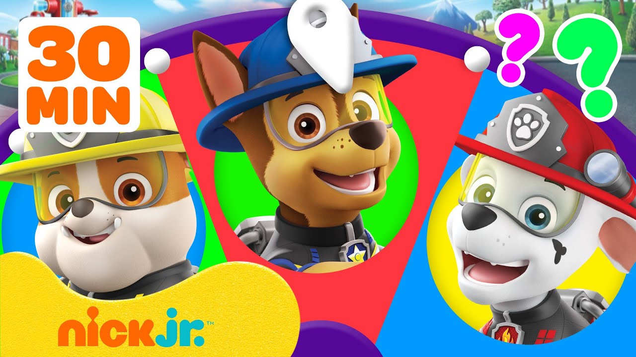 Spin the Wheel of PAW Patrol FIRE Rescues! 🚒🔥 #2 | Nick Jr.