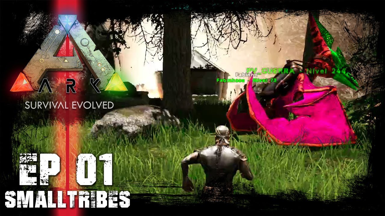 INICIO DA SAGA NO SMALLTRIBES OFICIAL - ARK PVP - EP #01