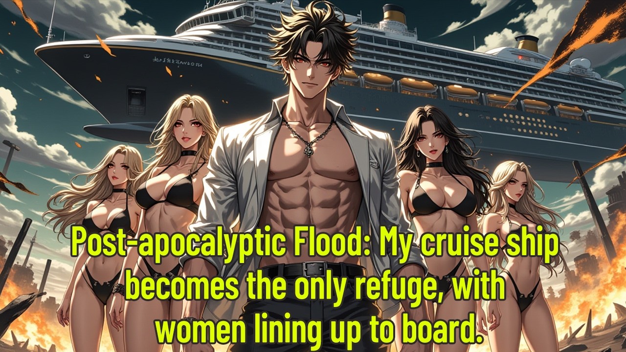 Post-apocalyptic Flood: My cruise ship becomes the only refuge, with women lining up to board.