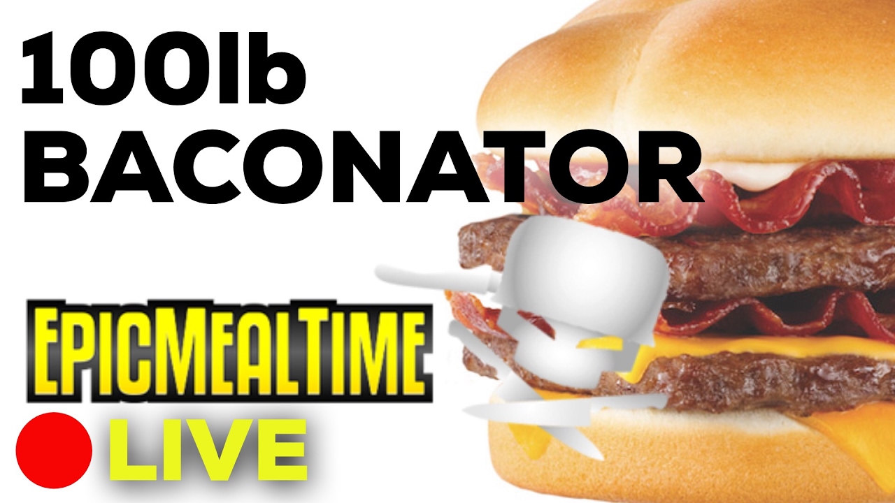 CANADIAN HEROES MAKE A 100lb BACONATOR LIVE NOW!!!